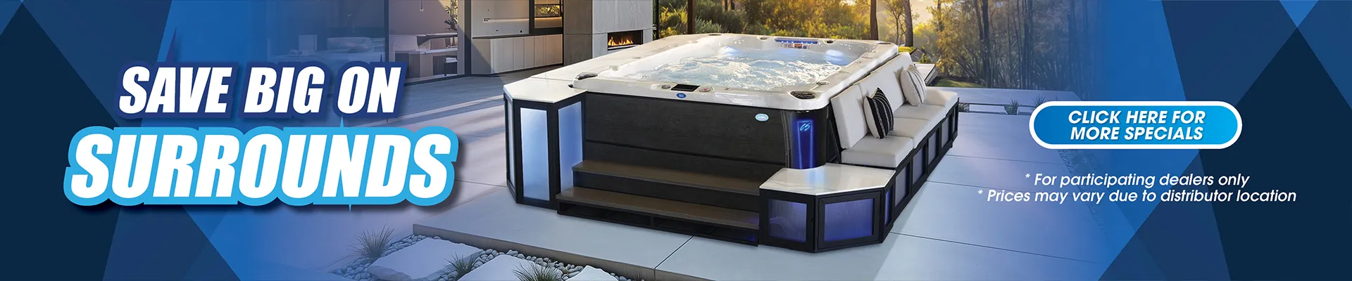 Calspas hot tub being used in a family setting - Independence
