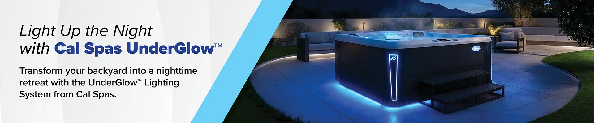 Calspas hot tub being used in a family setting - Independence